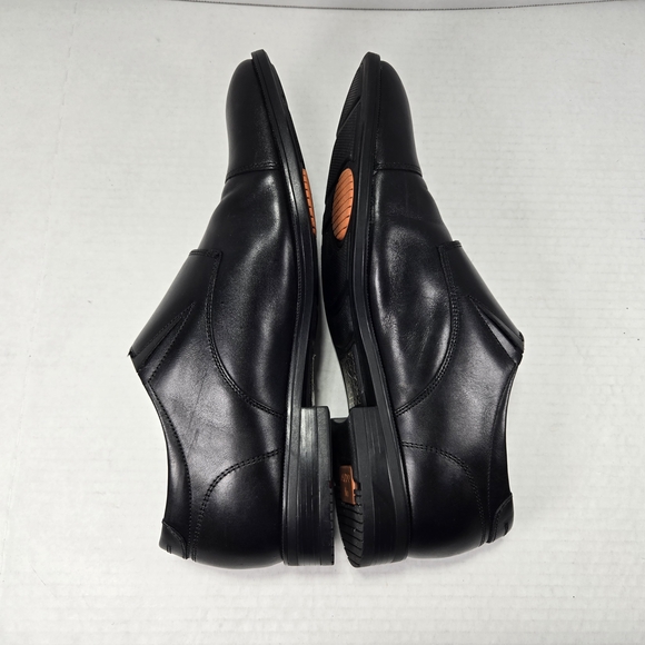 Aldo Men's Holtlanflex Monk Strap Slip-on Black Leather Buckle Loafers Size 8 - Picture 7 of 14